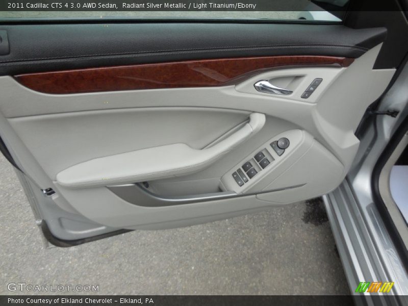 Radiant Silver Metallic / Light Titanium/Ebony 2011 Cadillac CTS 4 3.0 AWD Sedan