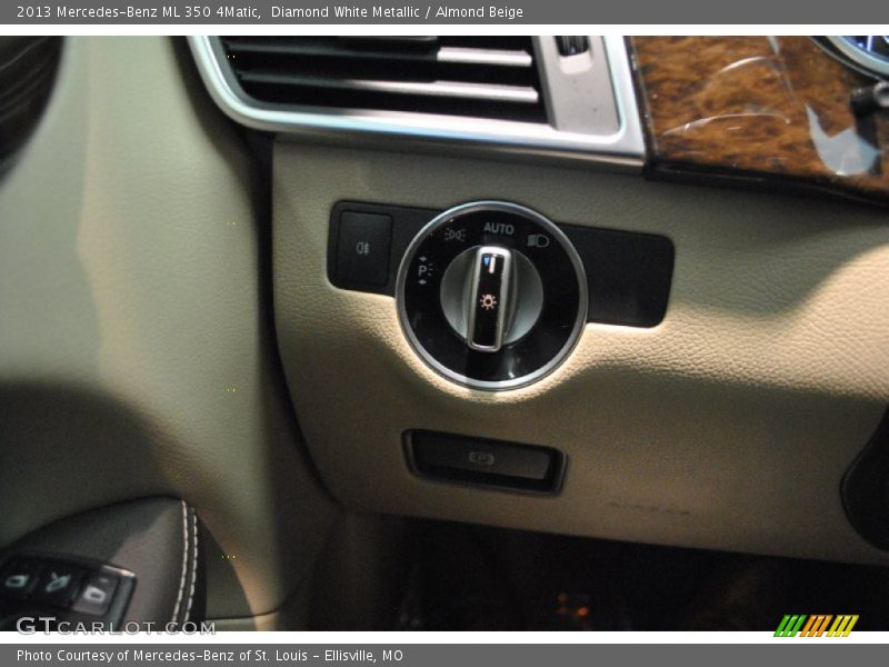 Diamond White Metallic / Almond Beige 2013 Mercedes-Benz ML 350 4Matic