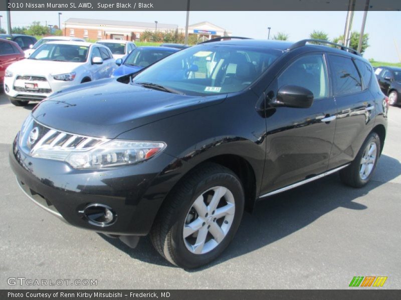 Super Black / Black 2010 Nissan Murano SL AWD