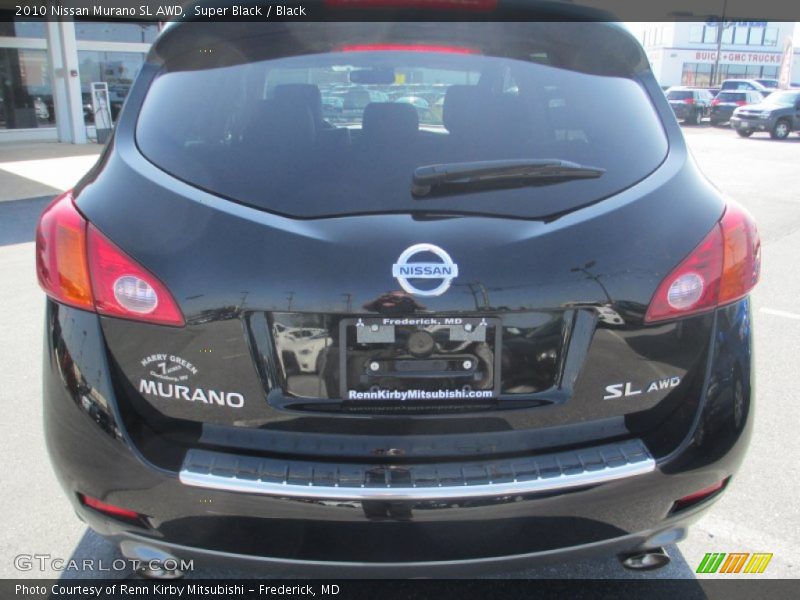 Super Black / Black 2010 Nissan Murano SL AWD