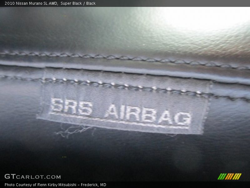 Super Black / Black 2010 Nissan Murano SL AWD