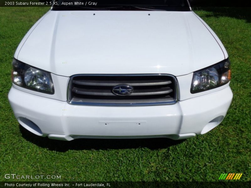 Aspen White / Gray 2003 Subaru Forester 2.5 XS