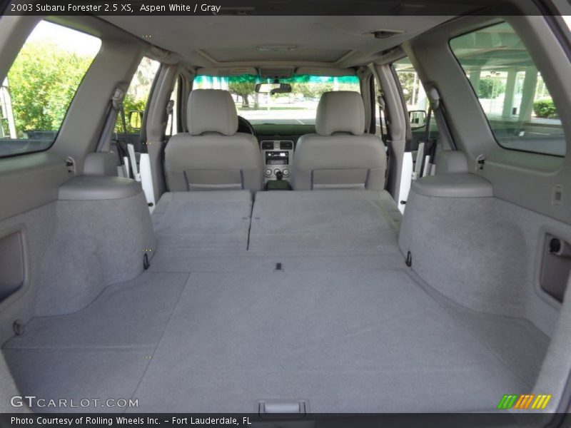 Aspen White / Gray 2003 Subaru Forester 2.5 XS