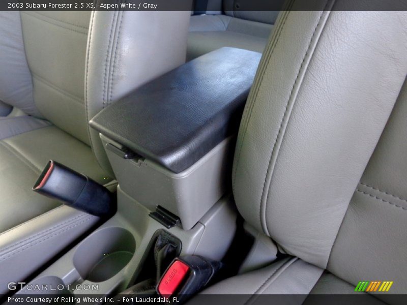 Aspen White / Gray 2003 Subaru Forester 2.5 XS