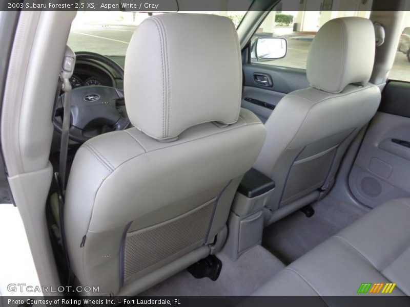 Aspen White / Gray 2003 Subaru Forester 2.5 XS