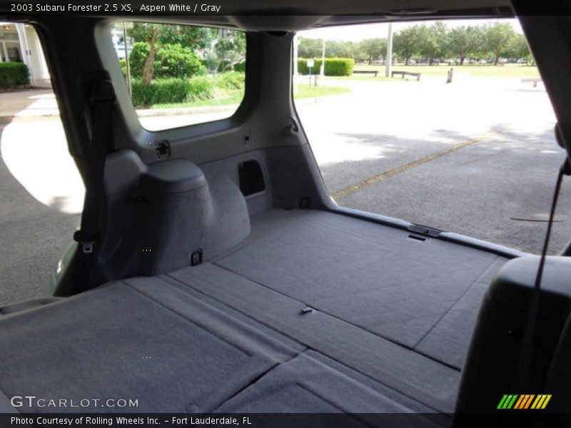 Aspen White / Gray 2003 Subaru Forester 2.5 XS