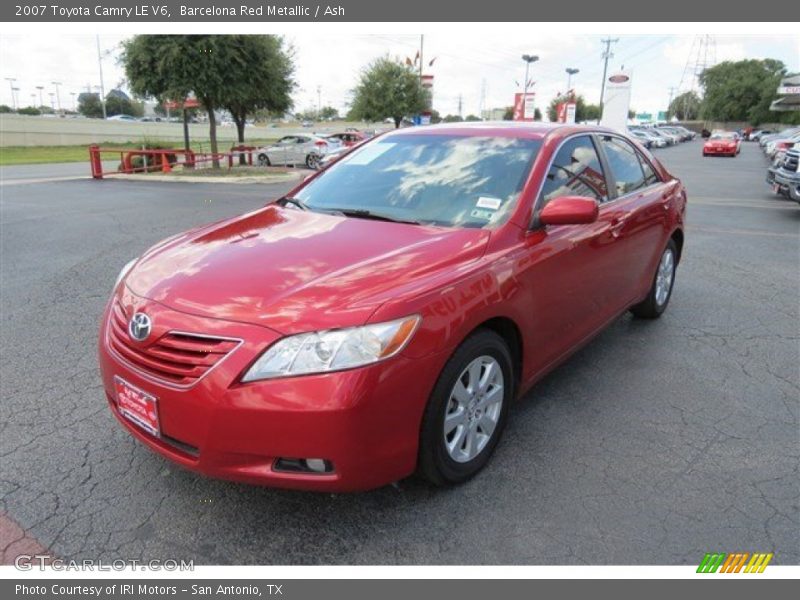 Barcelona Red Metallic / Ash 2007 Toyota Camry LE V6