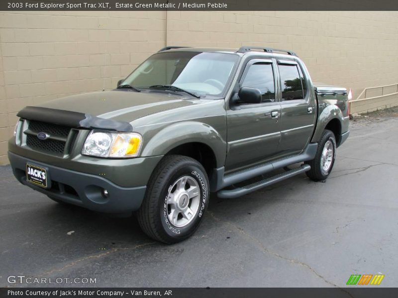 Estate Green Metallic / Medium Pebble 2003 Ford Explorer Sport Trac XLT