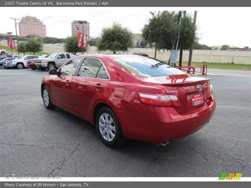 Barcelona Red Metallic / Ash 2007 Toyota Camry LE V6