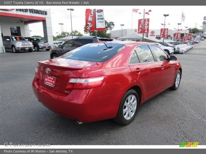 Barcelona Red Metallic / Ash 2007 Toyota Camry LE V6