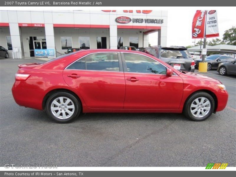 Barcelona Red Metallic / Ash 2007 Toyota Camry LE V6