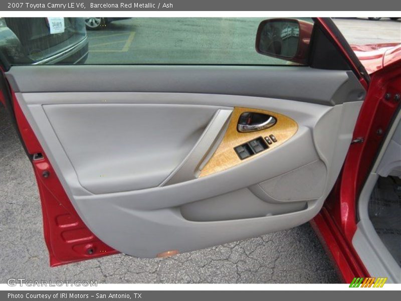 Barcelona Red Metallic / Ash 2007 Toyota Camry LE V6