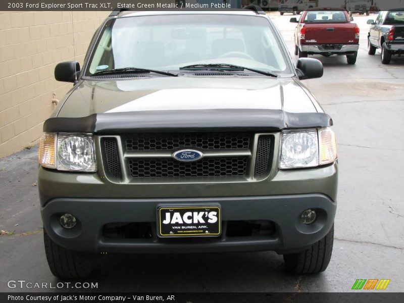 Estate Green Metallic / Medium Pebble 2003 Ford Explorer Sport Trac XLT