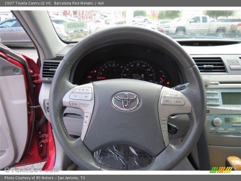 Barcelona Red Metallic / Ash 2007 Toyota Camry LE V6