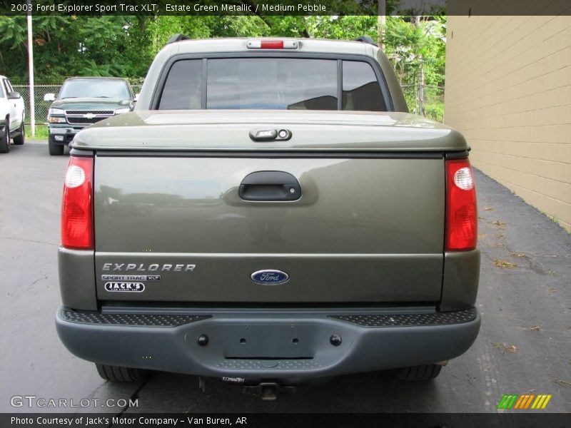 Estate Green Metallic / Medium Pebble 2003 Ford Explorer Sport Trac XLT