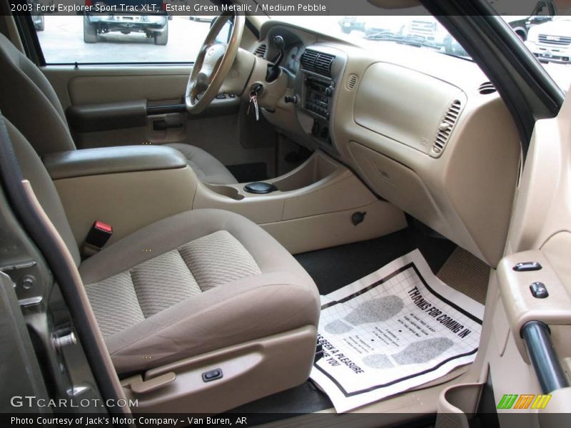 Estate Green Metallic / Medium Pebble 2003 Ford Explorer Sport Trac XLT