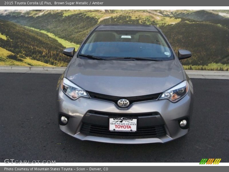 Brown Sugar Metallic / Amber 2015 Toyota Corolla LE Plus