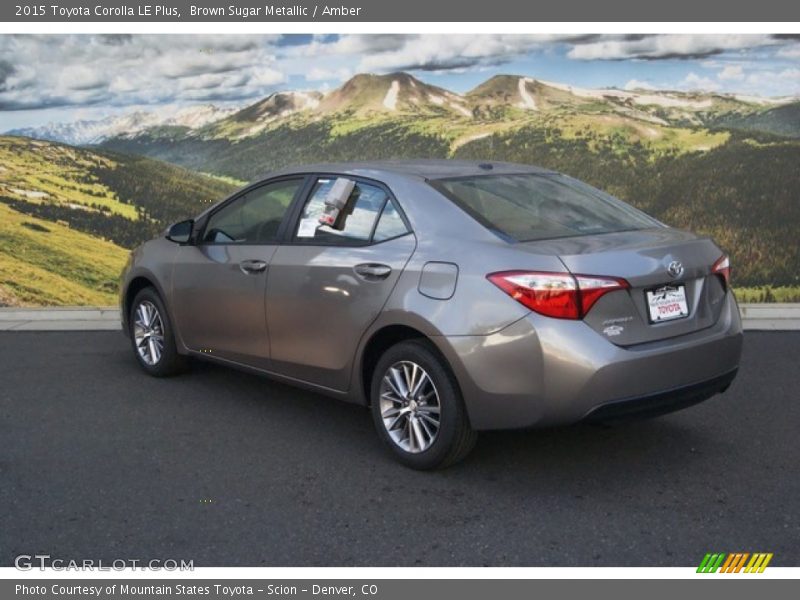 Brown Sugar Metallic / Amber 2015 Toyota Corolla LE Plus