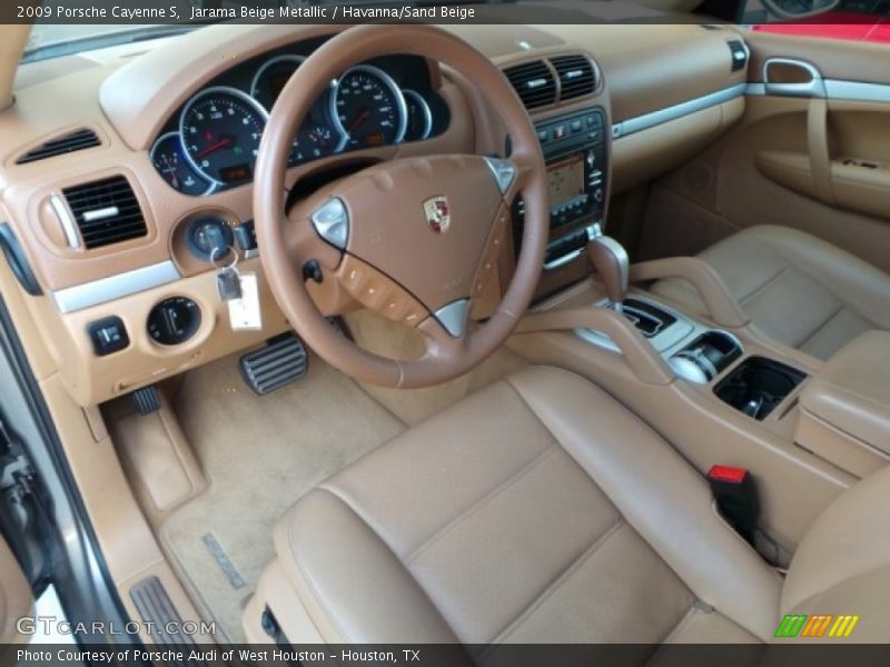 Jarama Beige Metallic / Havanna/Sand Beige 2009 Porsche Cayenne S