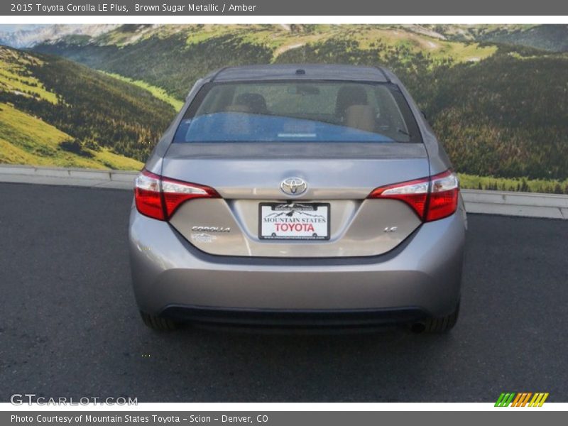 Brown Sugar Metallic / Amber 2015 Toyota Corolla LE Plus