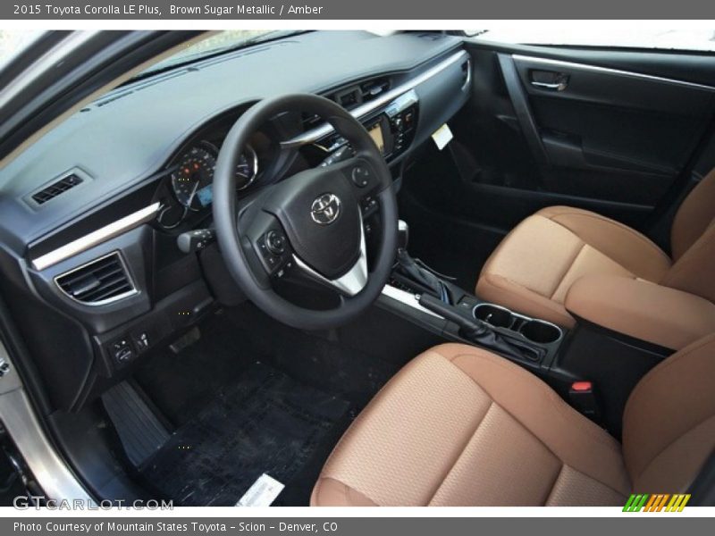 Amber Interior - 2015 Corolla LE Plus 