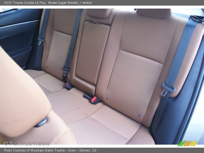 Rear Seat of 2015 Corolla LE Plus
