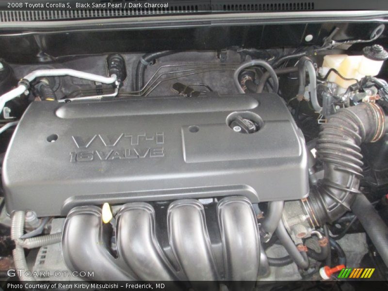 Black Sand Pearl / Dark Charcoal 2008 Toyota Corolla S