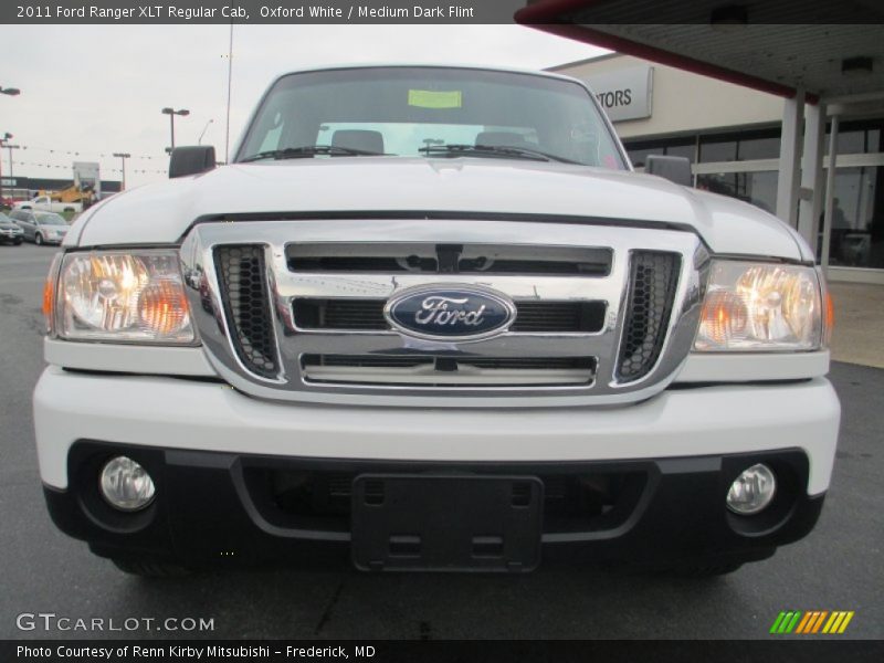 Oxford White / Medium Dark Flint 2011 Ford Ranger XLT Regular Cab