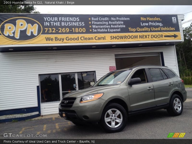 Natural Khaki / Beige 2009 Hyundai Santa Fe GLS