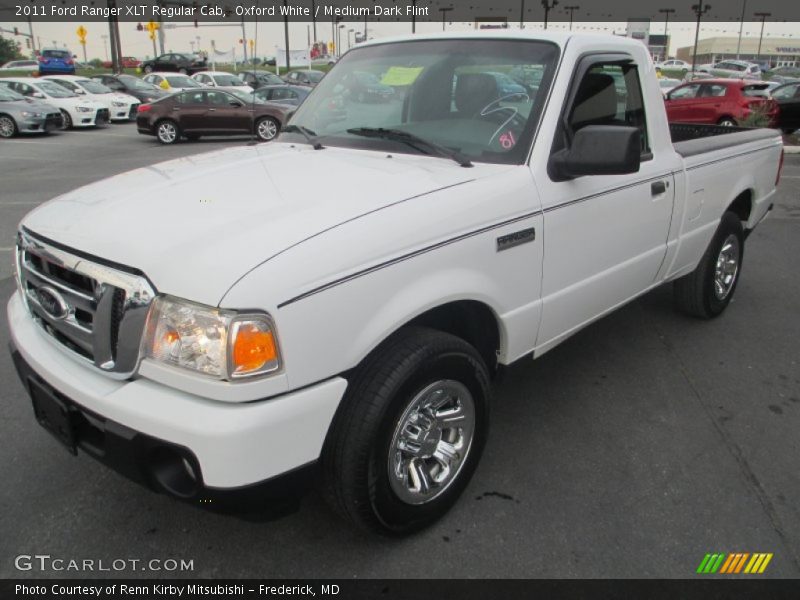 Oxford White / Medium Dark Flint 2011 Ford Ranger XLT Regular Cab