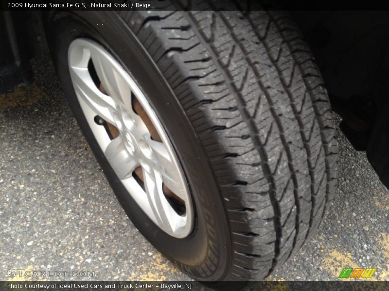 Natural Khaki / Beige 2009 Hyundai Santa Fe GLS