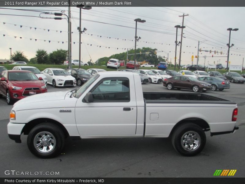 Oxford White / Medium Dark Flint 2011 Ford Ranger XLT Regular Cab