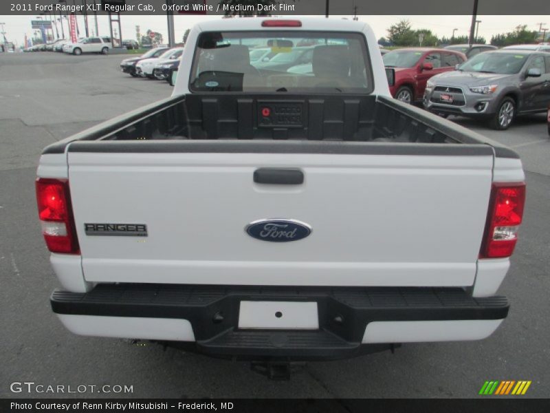 Oxford White / Medium Dark Flint 2011 Ford Ranger XLT Regular Cab