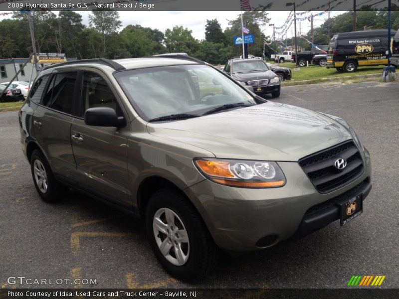 Natural Khaki / Beige 2009 Hyundai Santa Fe GLS