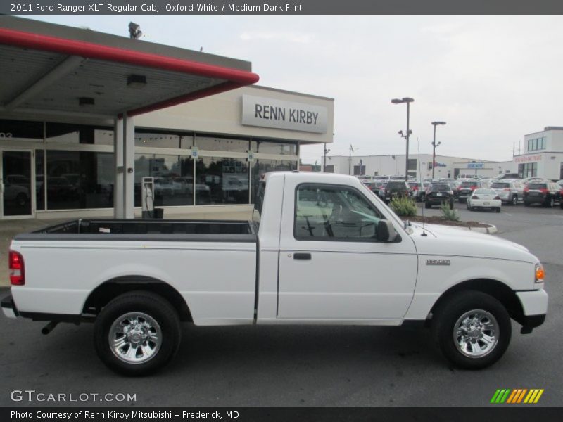 Oxford White / Medium Dark Flint 2011 Ford Ranger XLT Regular Cab