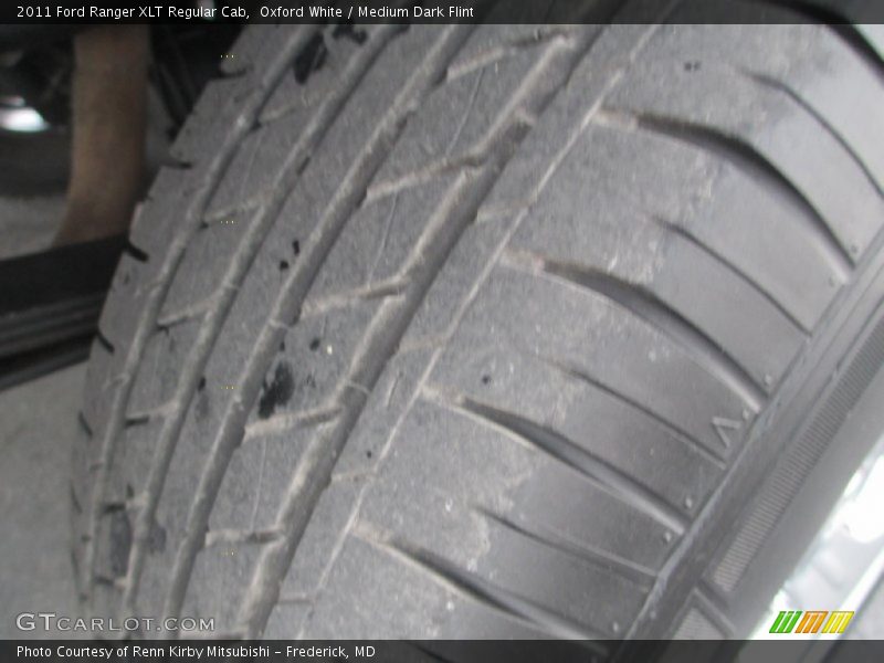 Oxford White / Medium Dark Flint 2011 Ford Ranger XLT Regular Cab