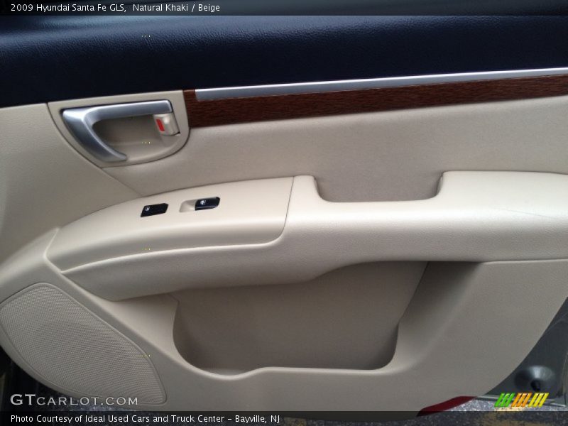 Natural Khaki / Beige 2009 Hyundai Santa Fe GLS