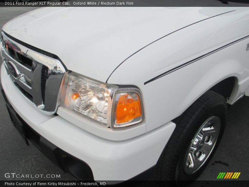 Oxford White / Medium Dark Flint 2011 Ford Ranger XLT Regular Cab