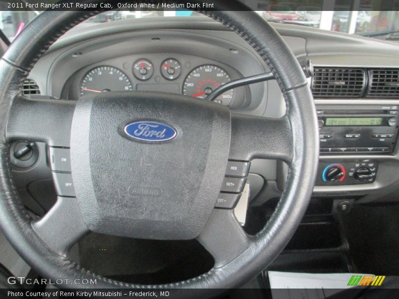 Oxford White / Medium Dark Flint 2011 Ford Ranger XLT Regular Cab