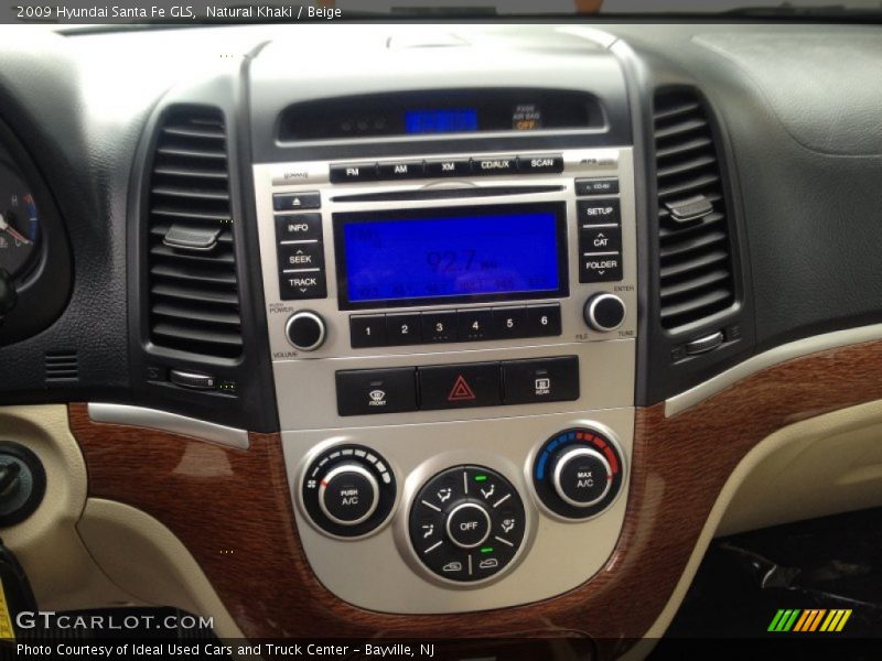 Natural Khaki / Beige 2009 Hyundai Santa Fe GLS