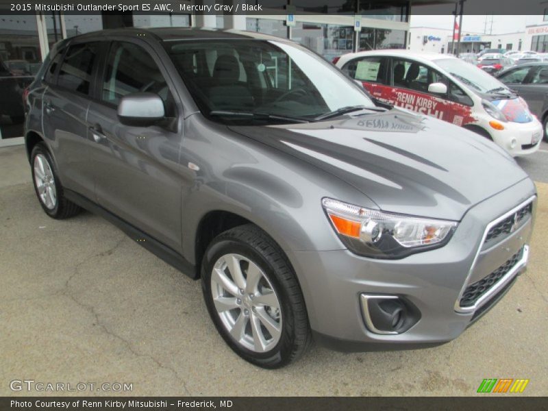 Mercury Gray / Black 2015 Mitsubishi Outlander Sport ES AWC