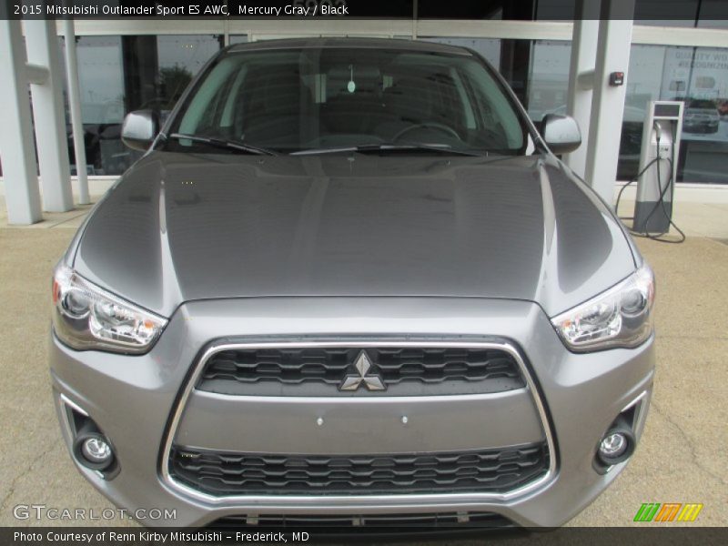 Mercury Gray / Black 2015 Mitsubishi Outlander Sport ES AWC