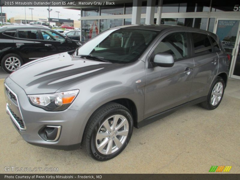 Mercury Gray / Black 2015 Mitsubishi Outlander Sport ES AWC
