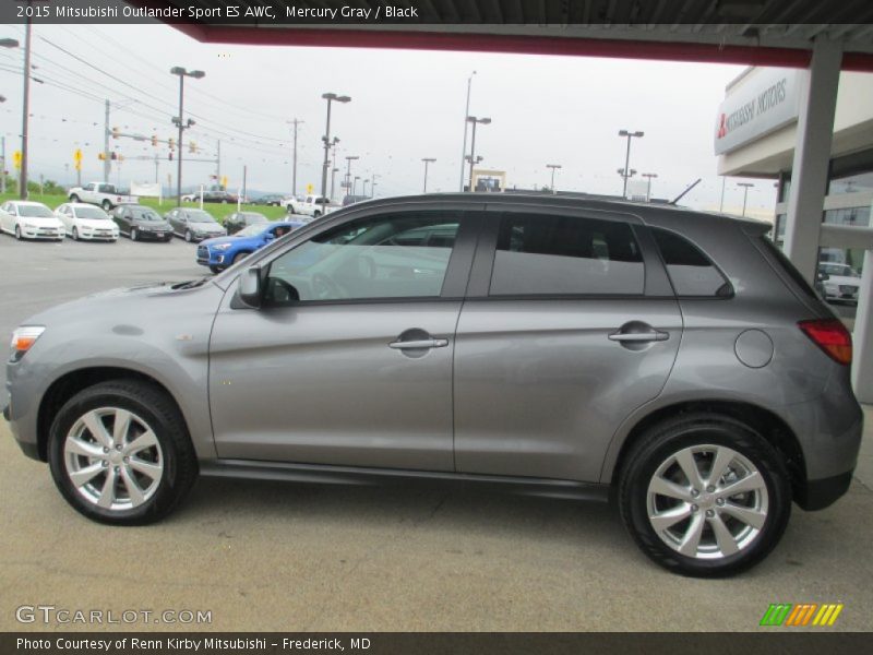 Mercury Gray / Black 2015 Mitsubishi Outlander Sport ES AWC