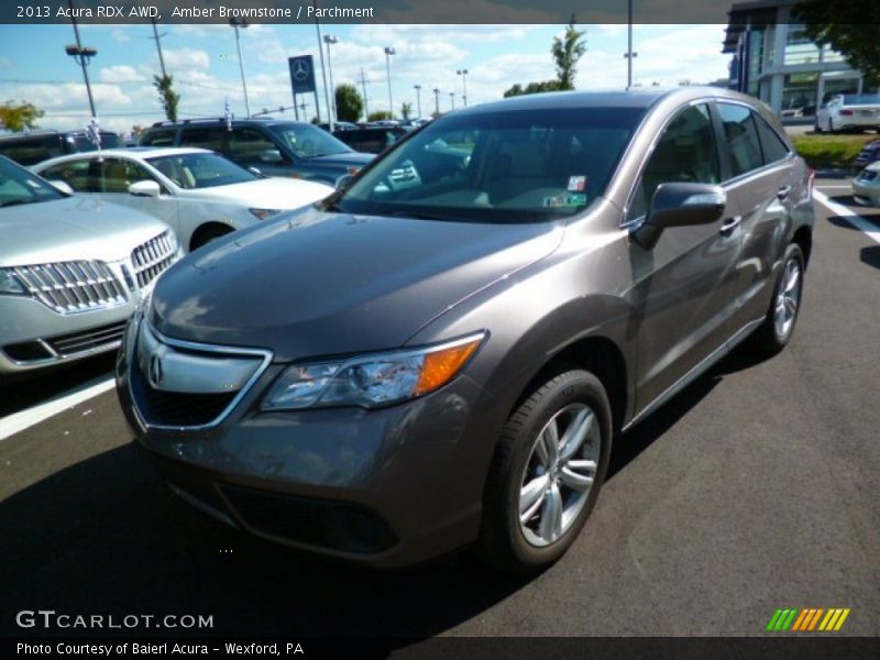 Amber Brownstone / Parchment 2013 Acura RDX AWD