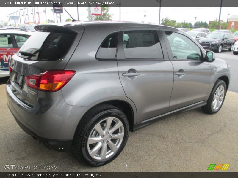 Mercury Gray / Black 2015 Mitsubishi Outlander Sport ES AWC