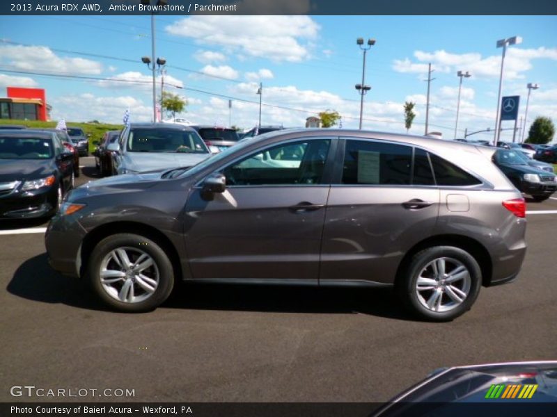 Amber Brownstone / Parchment 2013 Acura RDX AWD