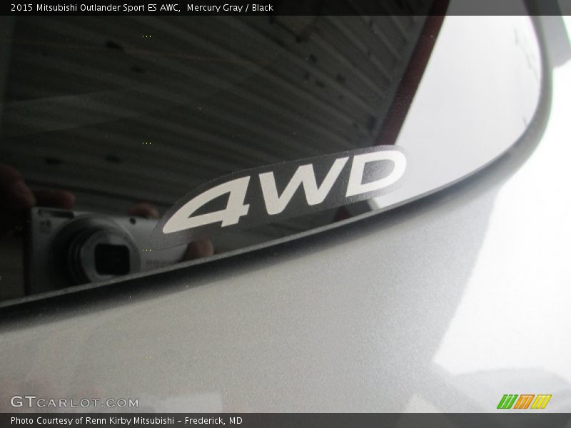 Mercury Gray / Black 2015 Mitsubishi Outlander Sport ES AWC
