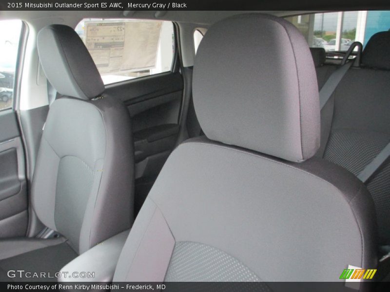 Mercury Gray / Black 2015 Mitsubishi Outlander Sport ES AWC