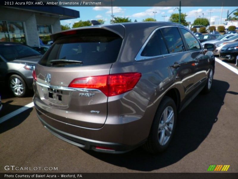 Amber Brownstone / Parchment 2013 Acura RDX AWD